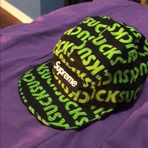 Supreme Suck Camp Cap